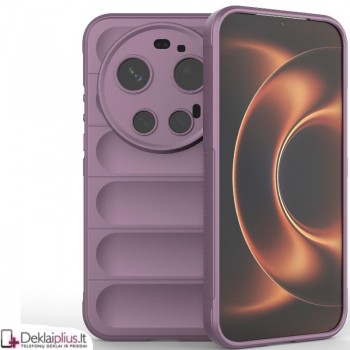 Magic Shield guminis dėklas - violetinis (Xiaomi 17 Ultra) Magic Shield guminis dėklas - violetinis (Xiaomi 17 Ultra)